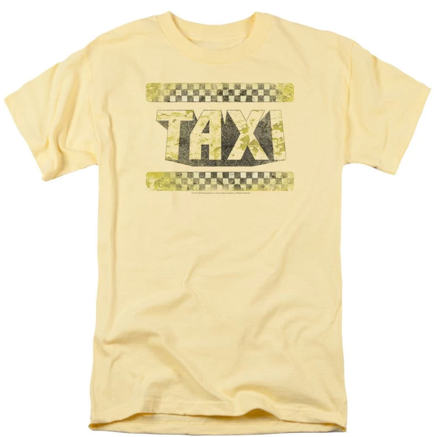 "MeTV Custom Classics Unisex Taxi Logo Graphic T-Shirt"