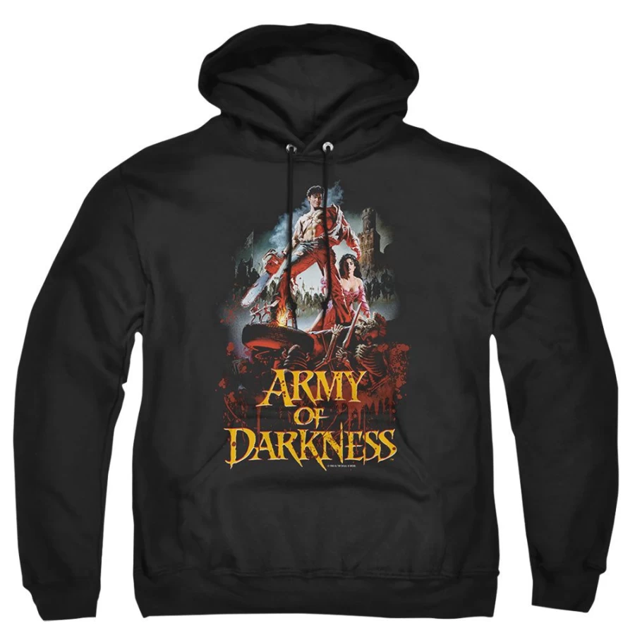"MeTV Custom Classics Army Of Darkness - Vintage Bloody Horror Movie Poster Unisex Wall Art"