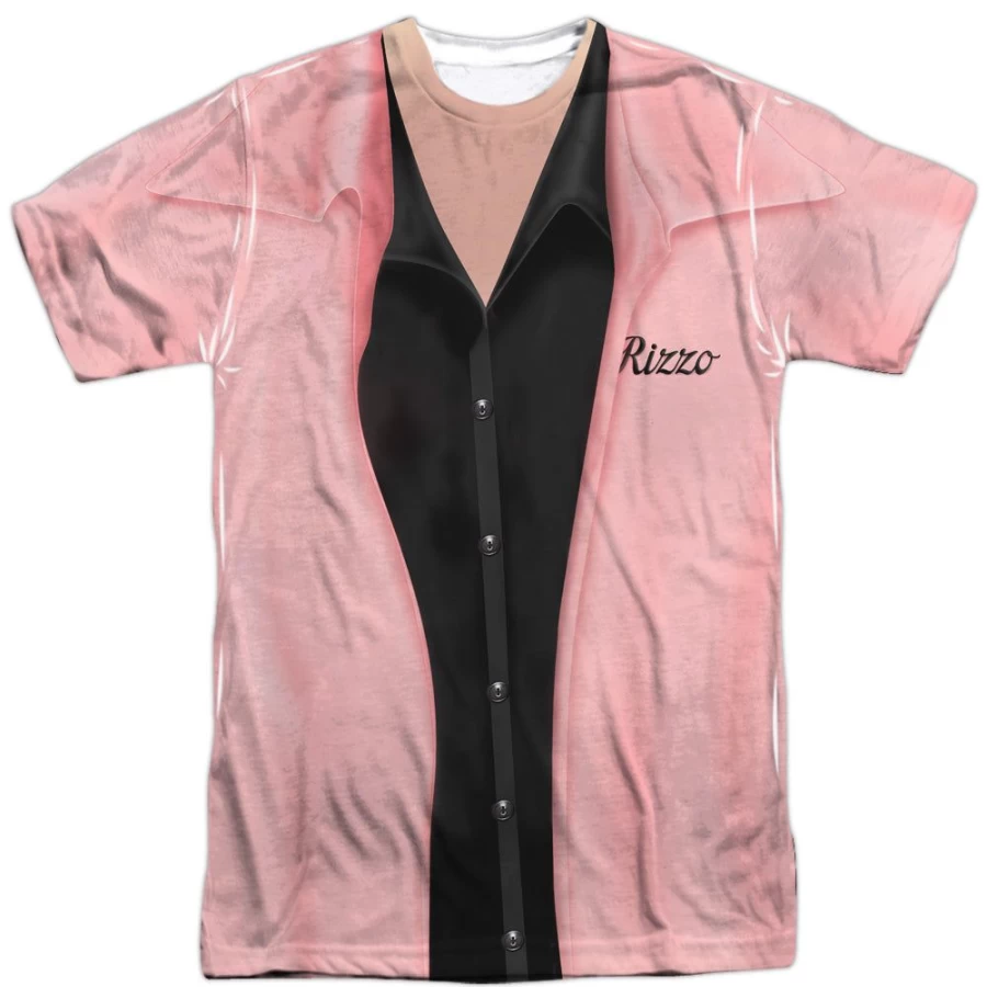 MeTV Custom Classics Grease Rizzo Pink Ladies Unisex T-Shirt (Front & Back Print)