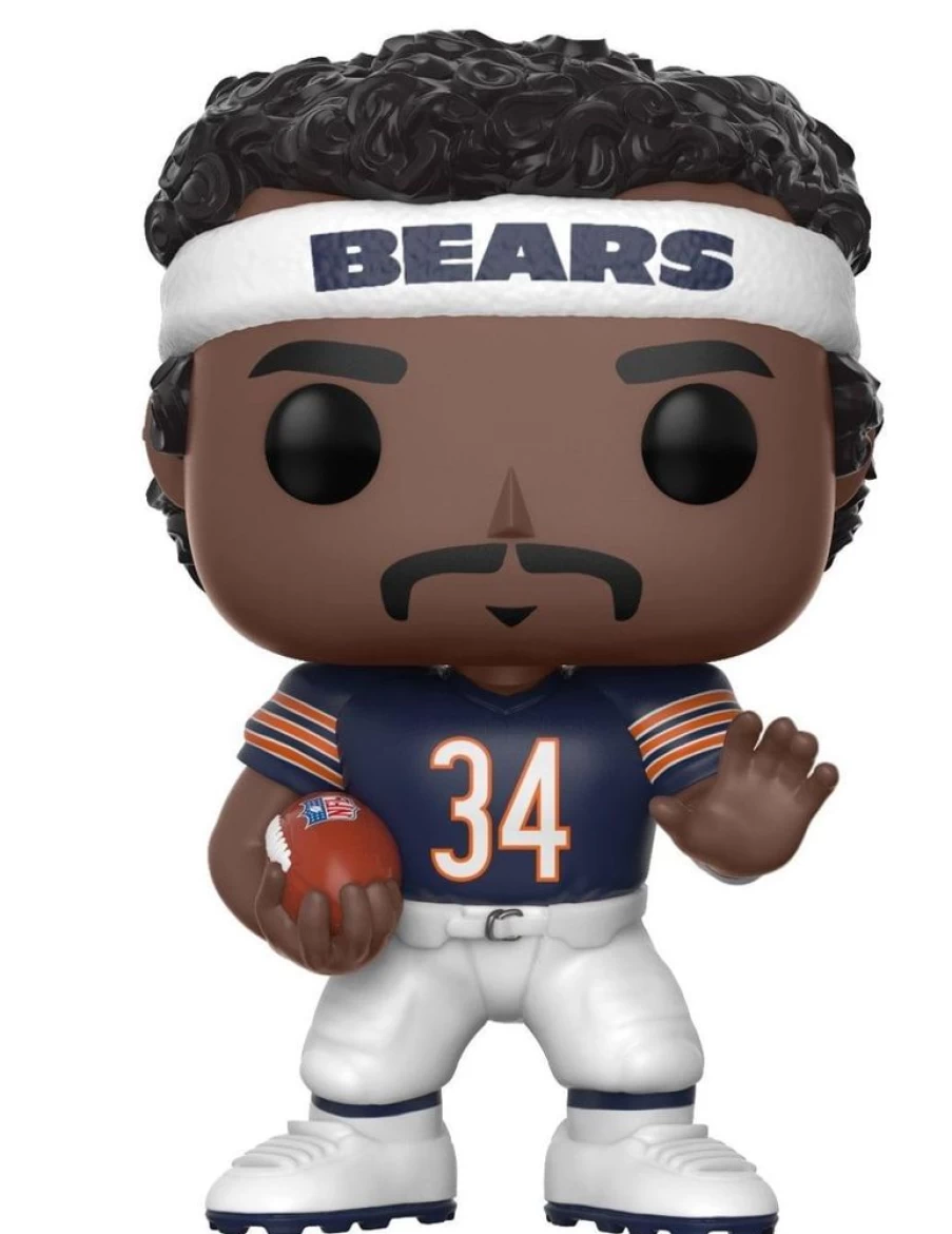 Chicago Bears NFL Walter Payton Pop! Vinyl Figure by Funko - Home Jersey Edition | Official Toynk Collectible