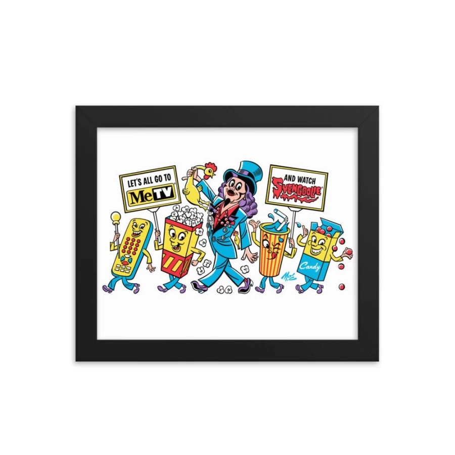 "Svengoolie Art Print by Mitch O'Connell - MeTV 2022 Series Collectible Poster"