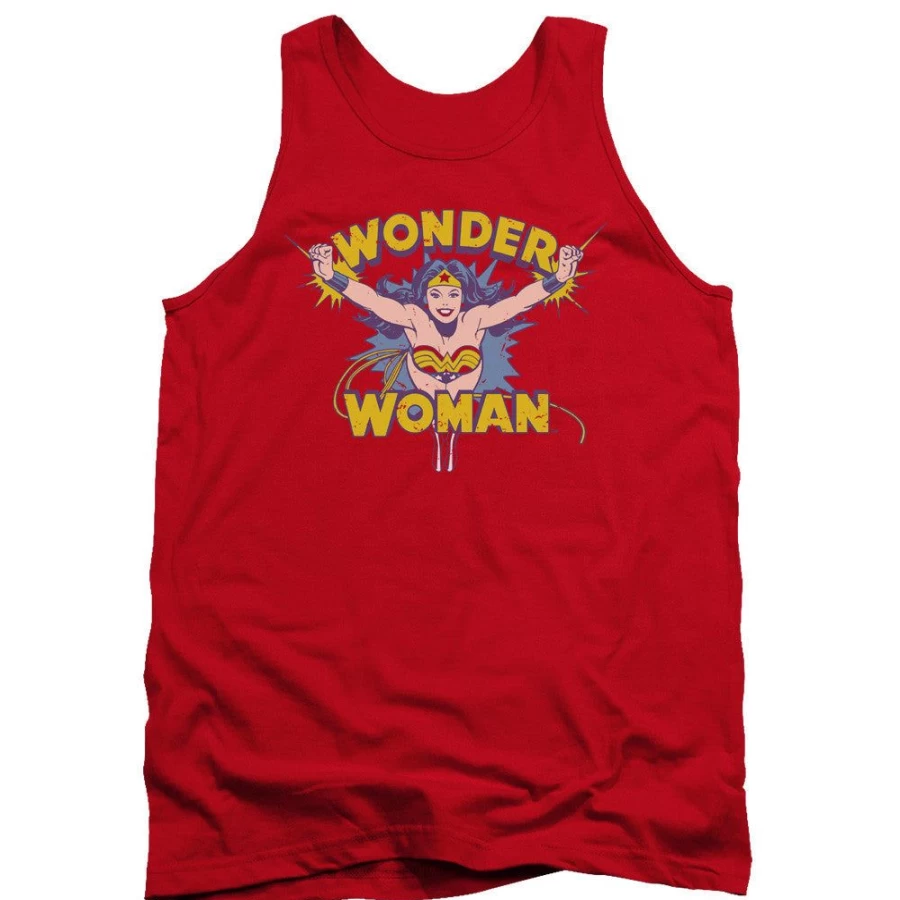 MeTV Custom Classics Wonder Woman Unisex Flying Superhero T-Shirt