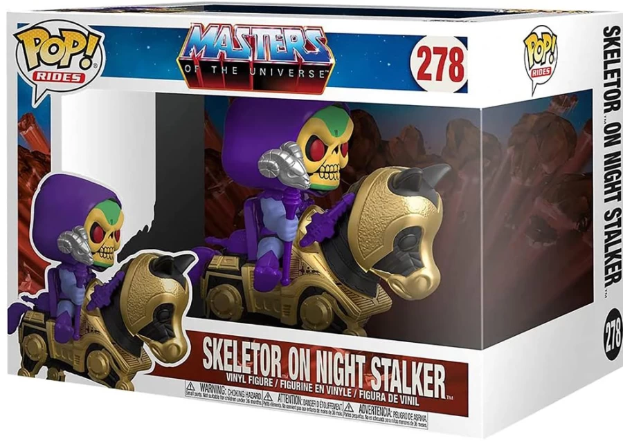 Funko Pop Rides: Masters of the Universe Skeletor with Night Stalker Vinyl Figure by Toynk