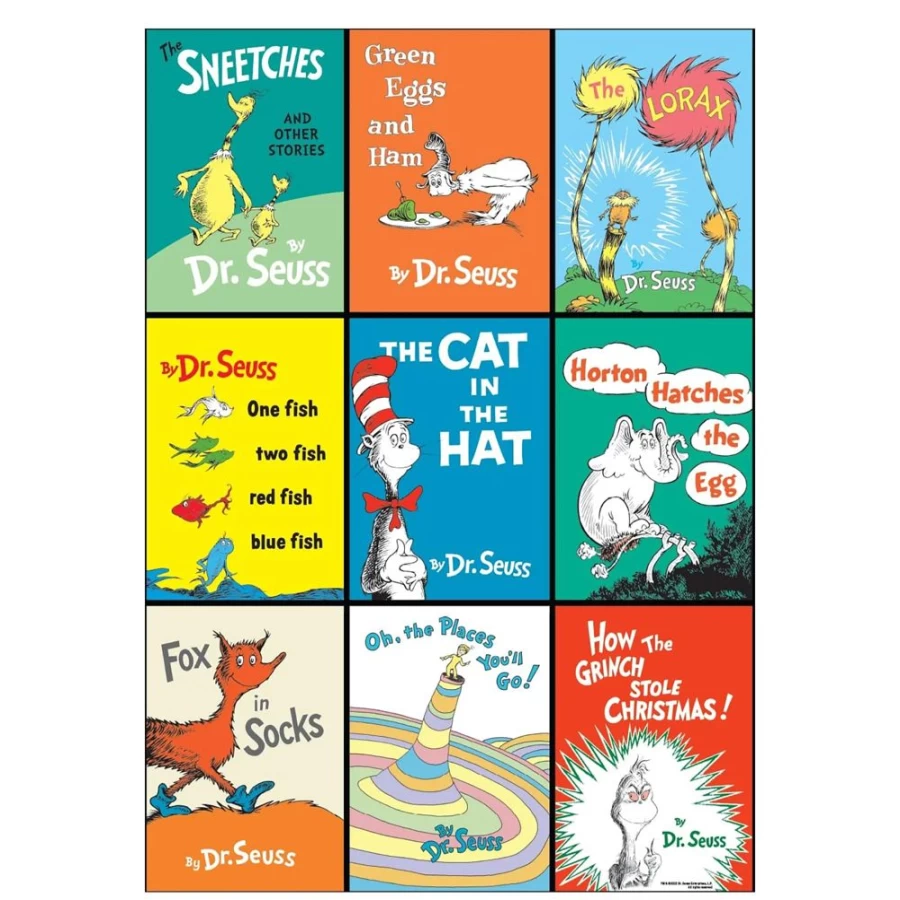Toynk Dr. Seuss 1000-Piece Jigsaw Puzzle - Classic Book Illustrations Educational Family Game