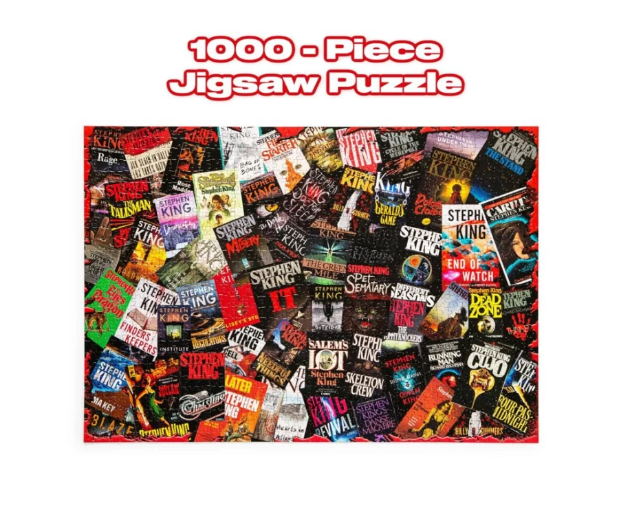 "Toynk Stephen King Horror Collage 1000-Piece Jigsaw Puzzle – Collector's Edition"