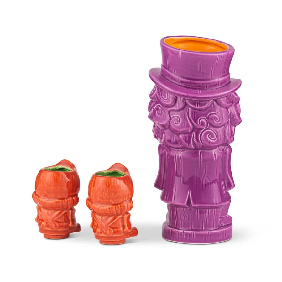 Toynk Willy Wonka Chocolate Factory Geeki Tikis Ceramic Mug Set - Collectible Tiki Cups for Coffee & Tea
