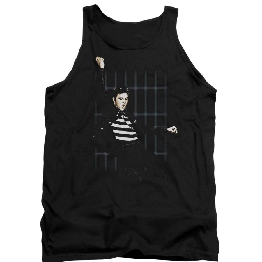 MeTV Custom Classics Elvis Presley Blue Bars Unisex T-Shirt