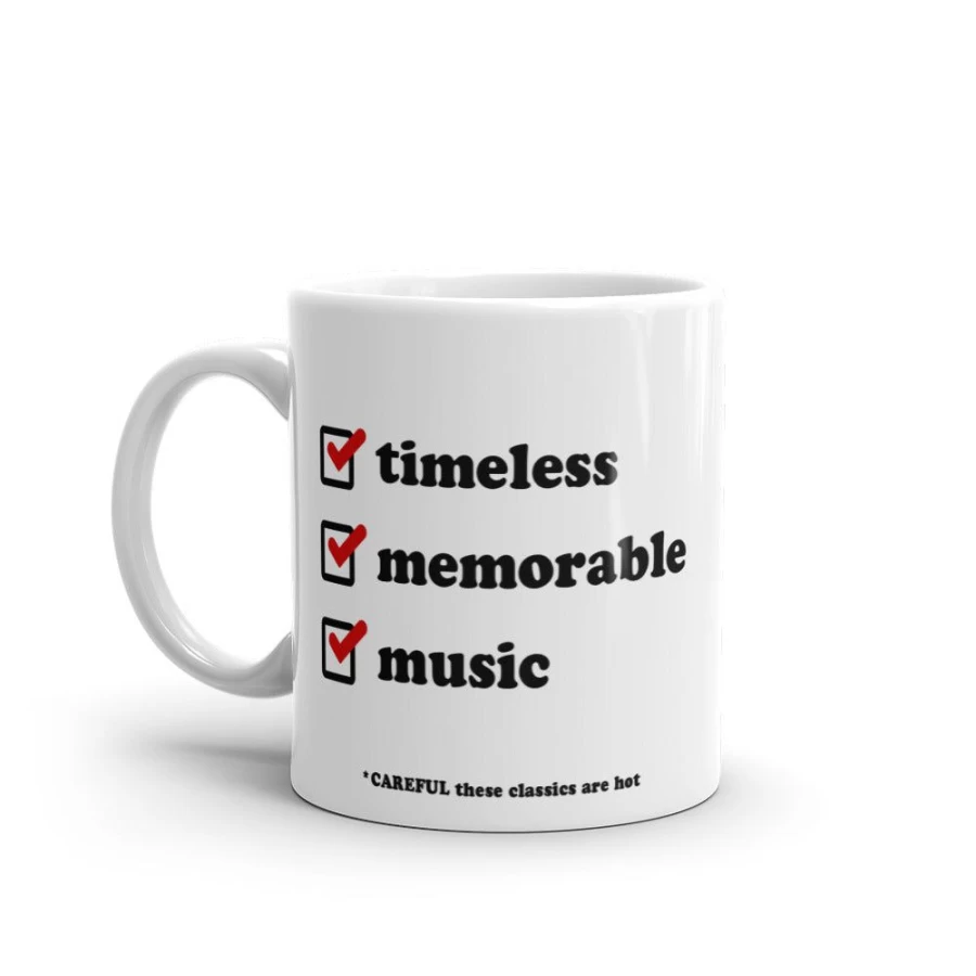 MeTV Custom Products Ceramic Mug - Premium Checklist Design for Coffee & Tea Lovers