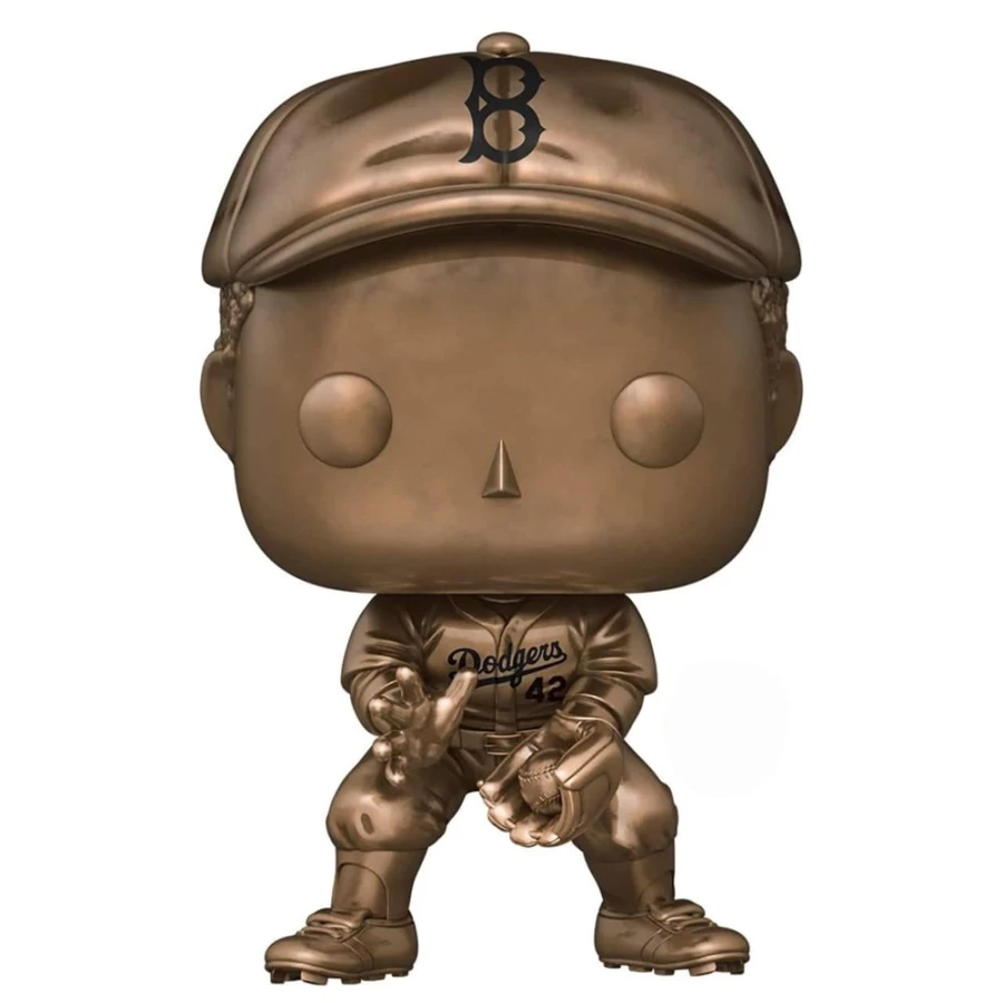 "Toynk Exclusive Funko Pop! MLB LA Dodgers Jackie Robinson Chase Figure - Collectible Vinyl Icon"