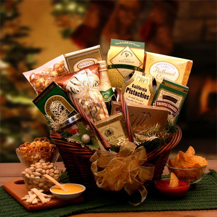 GBDS Holiday Season Gourmet Gift Basket - Festive Treats & Delights Collection