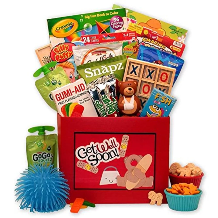 "GBDS Get Well Soon Gift Box for Kids - Thoughtful Beary Special Present for Recovery"