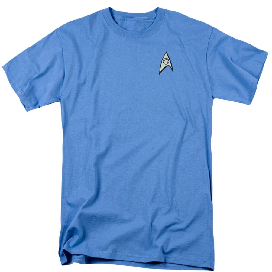 MeTV Custom Classics Unisex Star Trek Science Division Uniform Costume