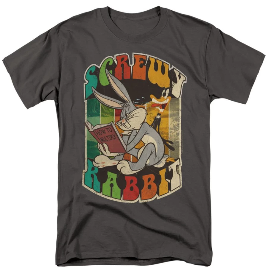 MeTV Custom Classics Bugs Bunny Screwy Rabbit Unisex Cartoon T-Shirt