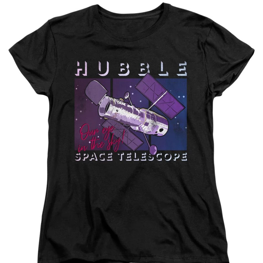 MeTV Custom Classics Unisex NASA-Inspired Eye In The Sky Graphic Tee