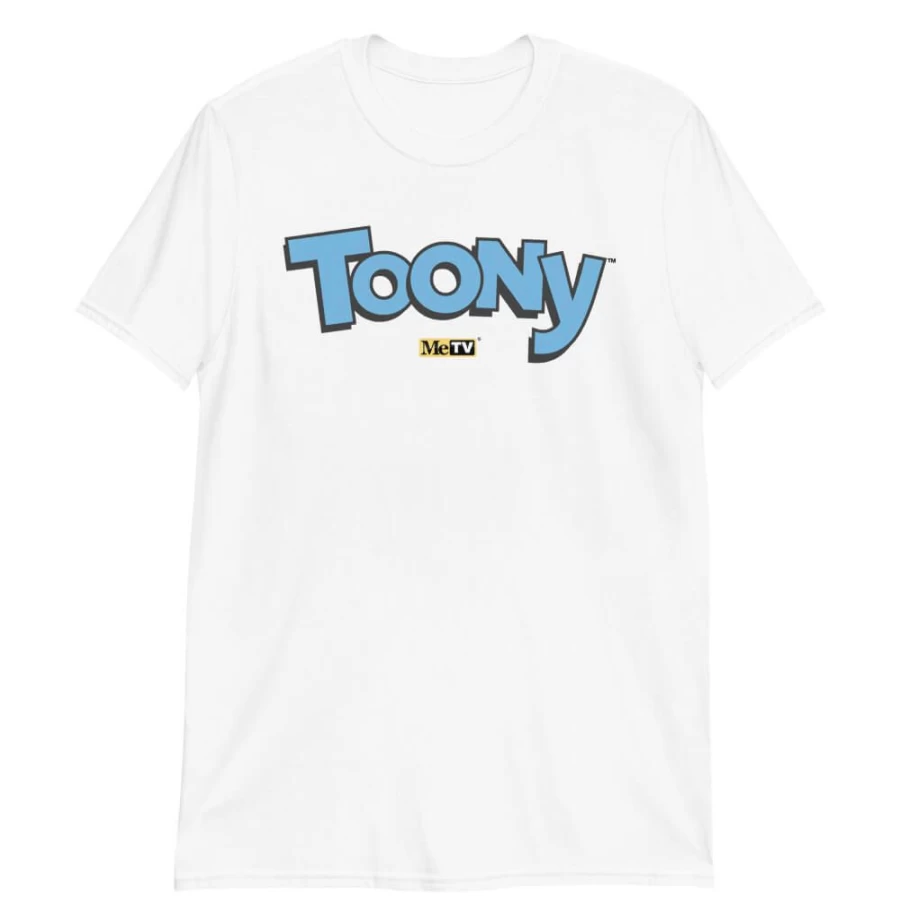 "MeTV Custom Toony Logo Unisex T-Shirt - Personalized Graphic Tee for Men & Women"