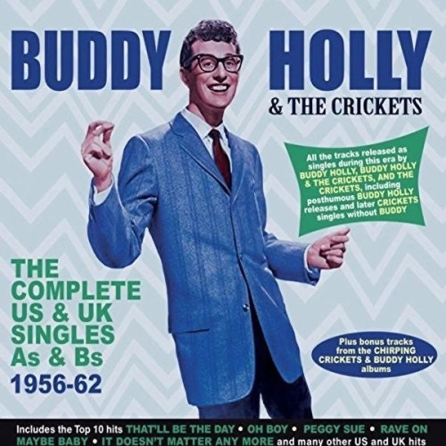 "Buddy Holly & The Crickets: Complete US & UK Singles A's & B's 1956-1962 CD – MeTV Entertainment"