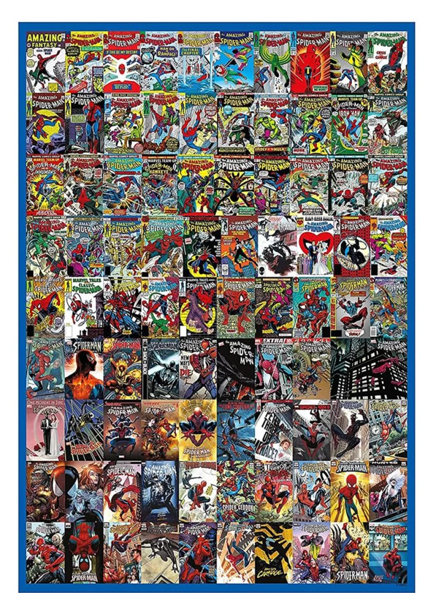 Toynk Marvel Spider-Man 1000-Piece Jigsaw Puzzle - Collectible Comic Cover Art