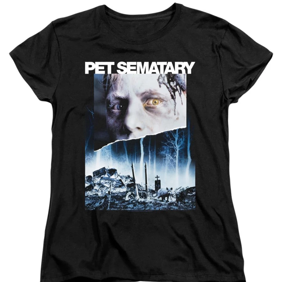 "MeTV Custom Classics Pet Sematary Vintage Movie Poster Art Print"