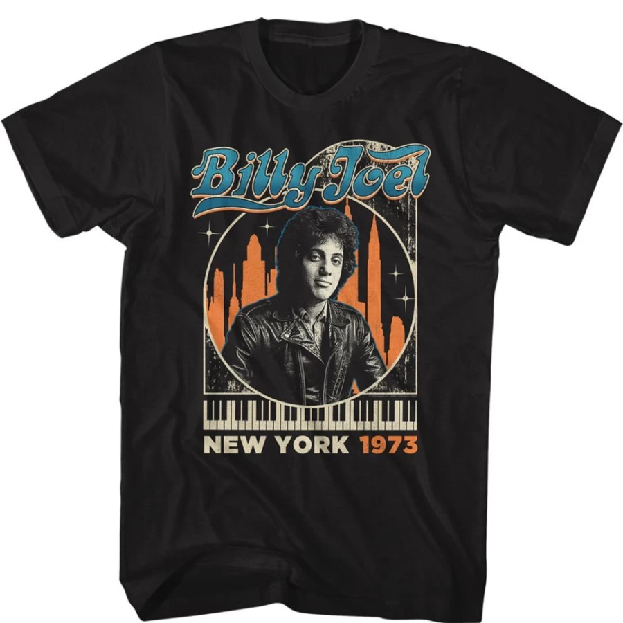 "MeTV Custom Brands Billy Joel - Billy In The City Vintage Inspired T-Shirt"
