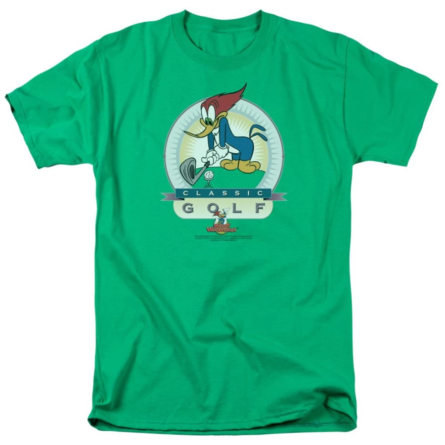 MeTV Custom Classics Woody Woodpecker Vintage Golf Cartoon Collectible