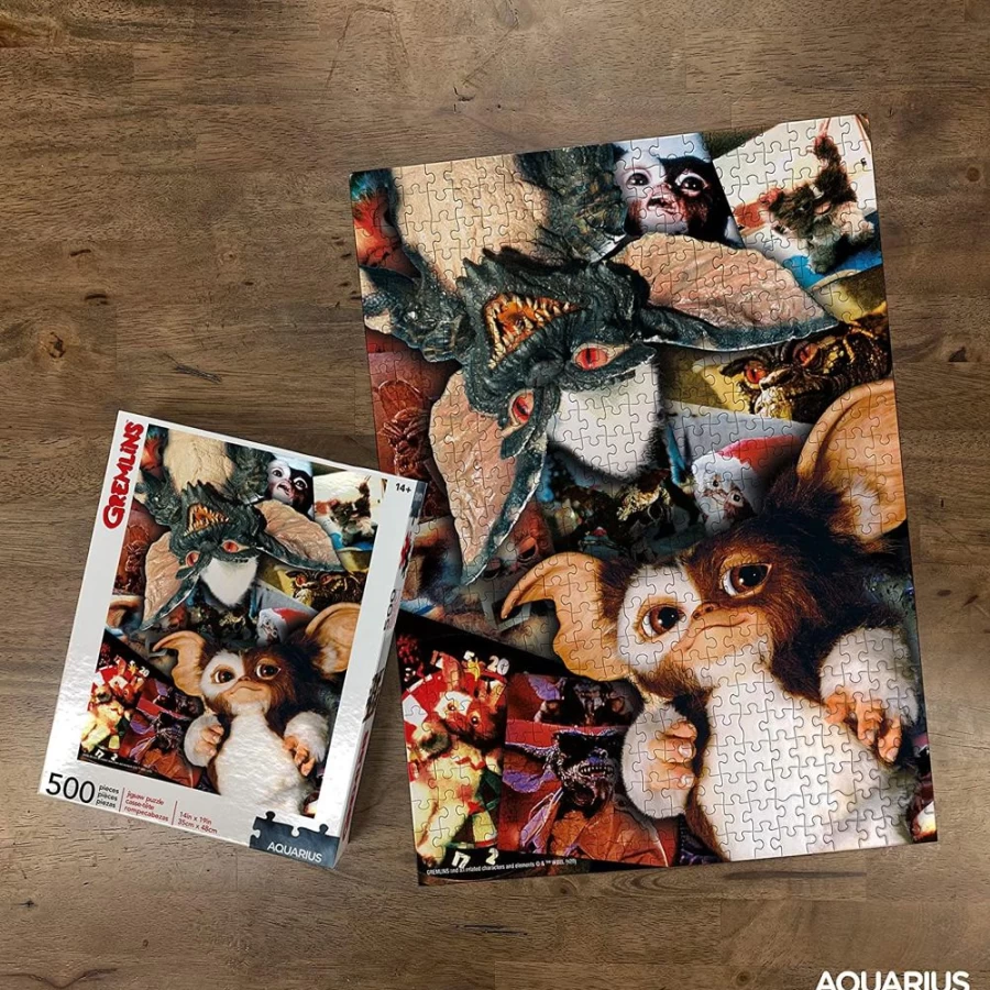 Toynk Gremlins 500-Piece Jigsaw Puzzle for Adults and Kids – Collectible Movie-Themed Puzzle