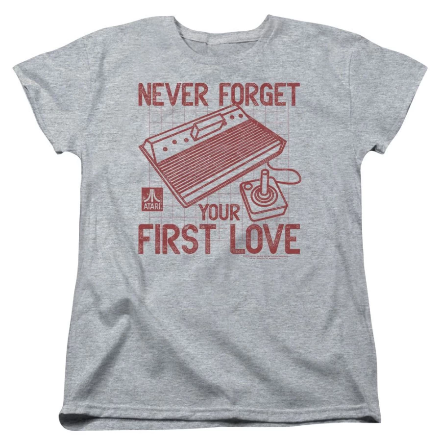 MeTV Custom Classics Unisex Atari-Inspired First Love Retro Gaming T-Shirt