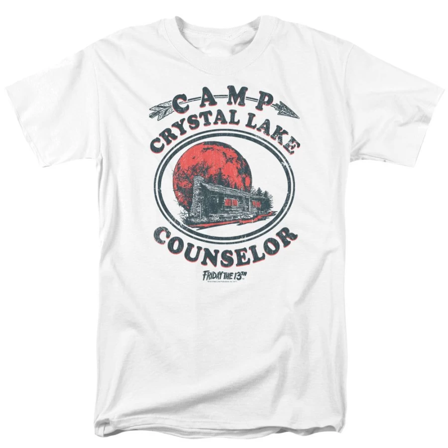 "MeTV Custom Classics Unisex Friday The 13th Camp Counselor Horror Movie T-Shirt"
