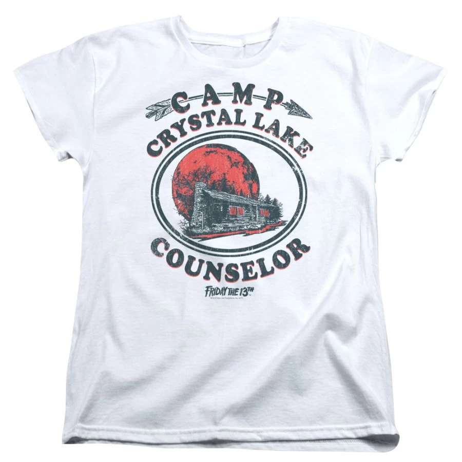 "MeTV Custom Classics Unisex Friday The 13th Camp Counselor Horror Movie T-Shirt"