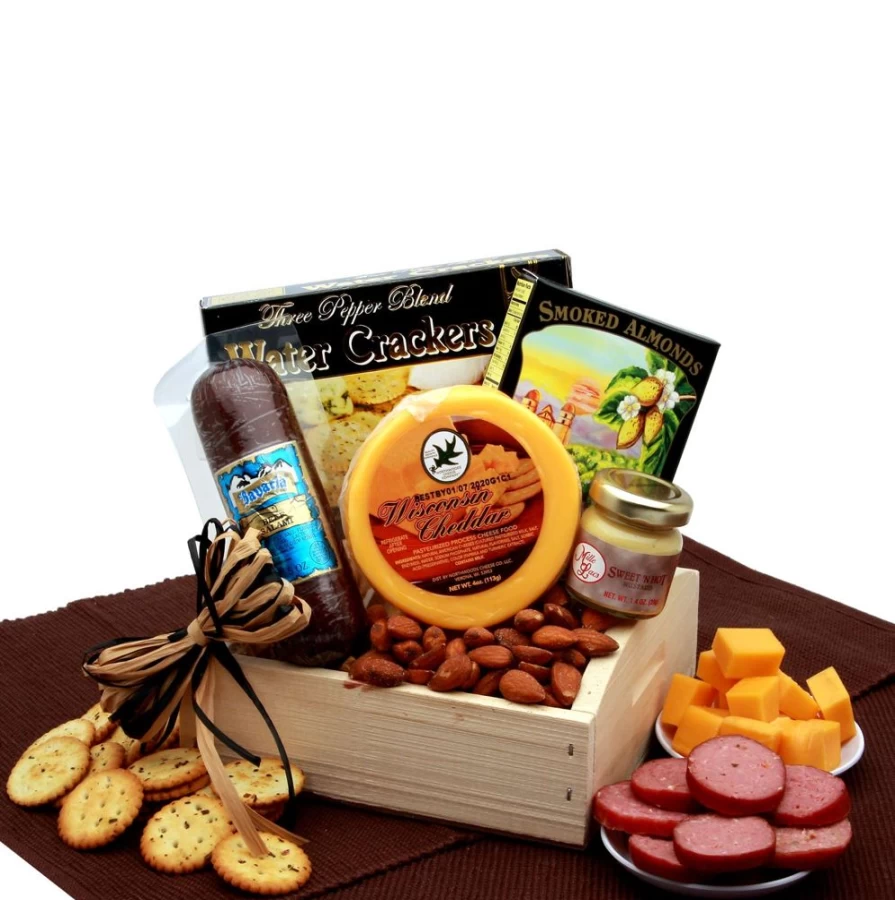 GBDS Sausage and Cheese Snack Pack - Deli Meat & Cheddar Bites for Quick Protein Snacks
