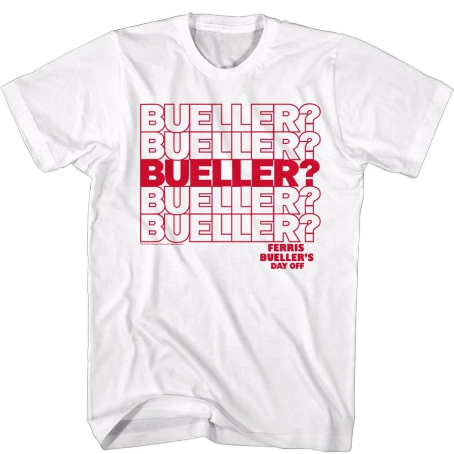 "MeTV Custom Brands Ferris Bueller's Day Off Unisex T-Shirt - Bueller? Movie Merchandise"
