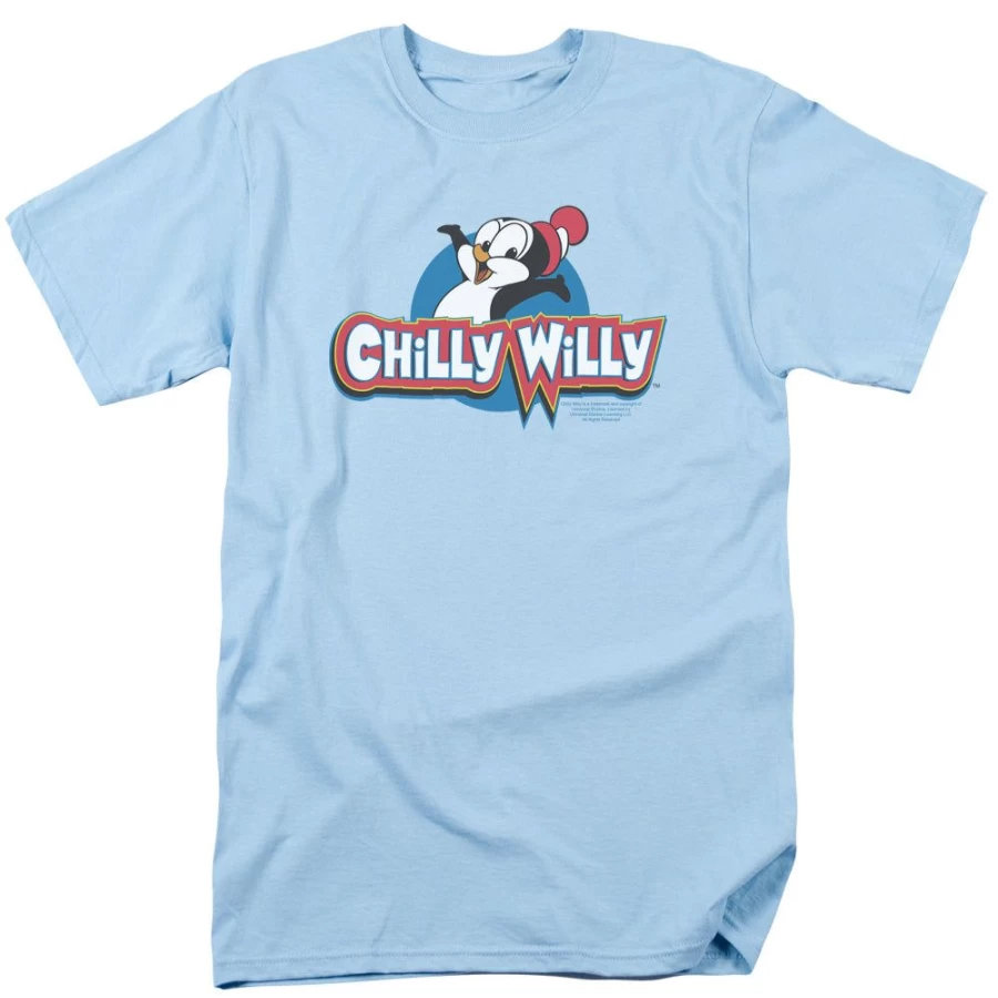 MeTV Custom Classics Chilly Willy Logo T-Shirt - Vintage Cartoon Graphic Tee