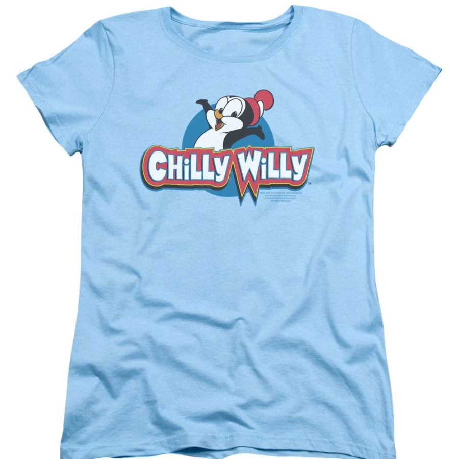 MeTV Custom Classics Chilly Willy Logo T-Shirt - Vintage Cartoon Graphic Tee