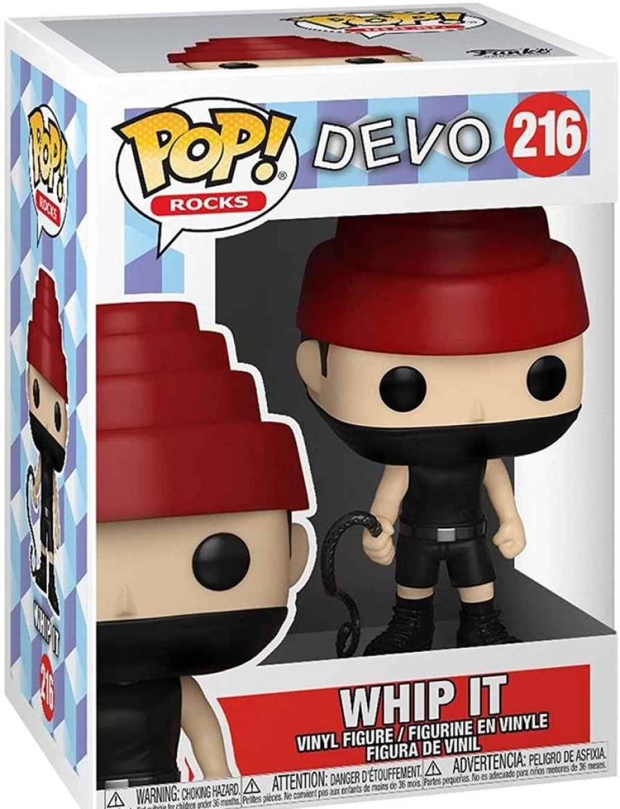 Toynk Devo Whip It Funko Pop! Vinyl Figure | Collectible Music Rock Band Merchandise