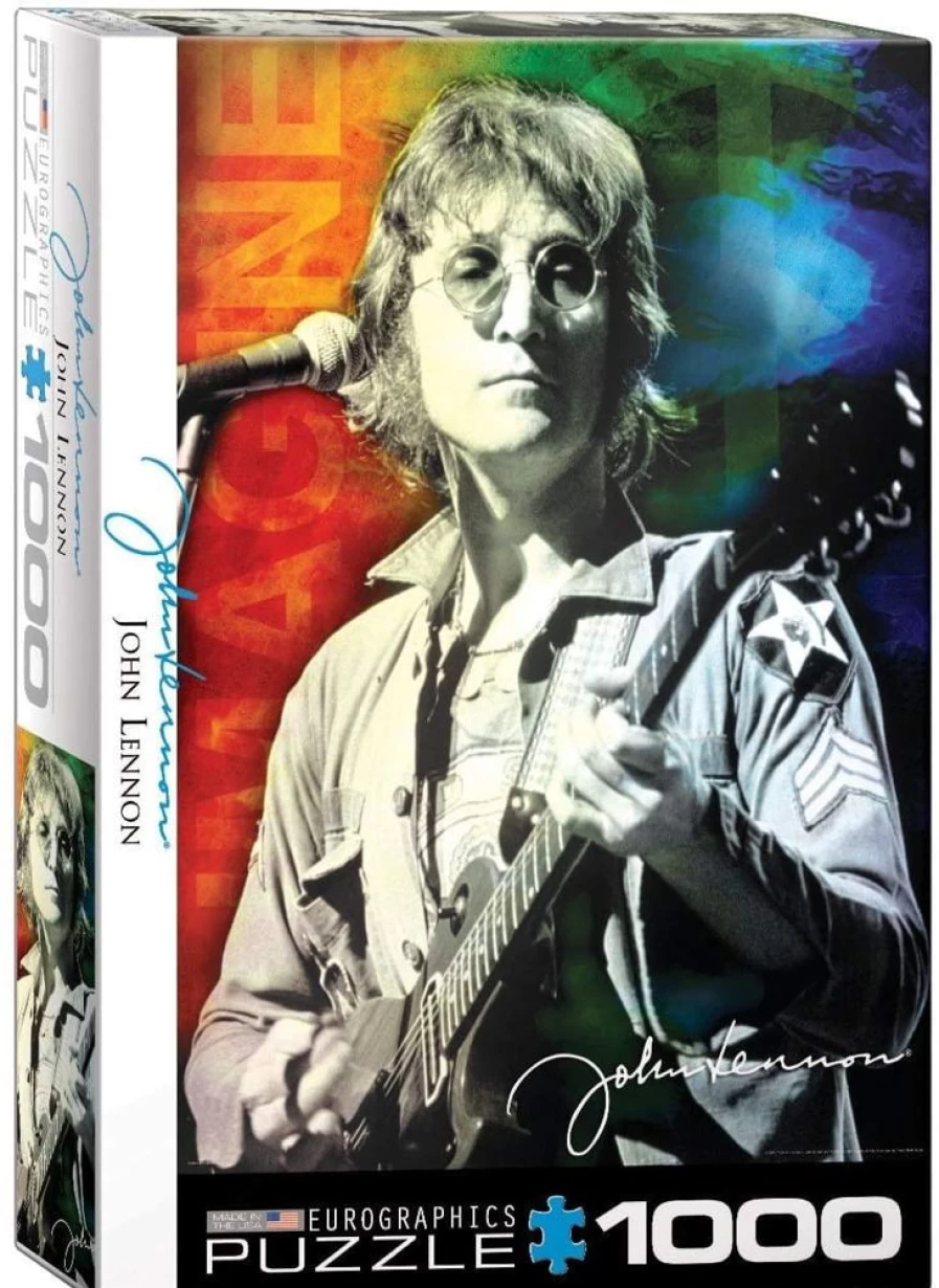 "Toynk John Lennon Live in New York City 1000-Piece Collectible Jigsaw Puzzle for Adults & Music Fans"