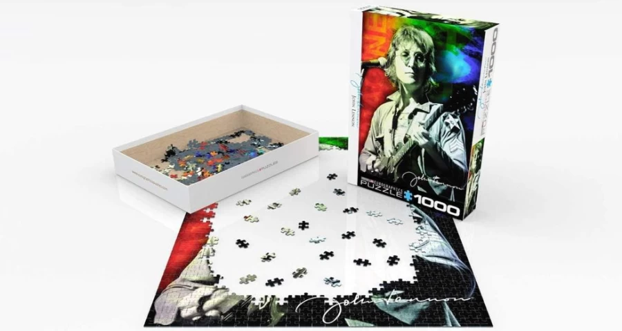 "Toynk John Lennon Live in New York City 1000-Piece Collectible Jigsaw Puzzle for Adults & Music Fans"
