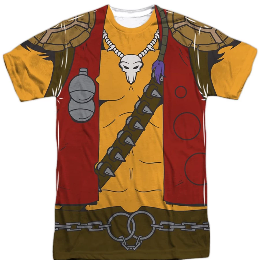 MeTV Custom Classics Unisex Teenage Mutant Ninja Turtles Bebop Costume - Front & Back Design