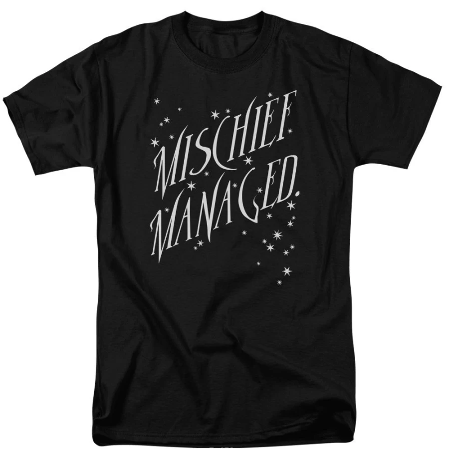 "MeTV Custom Classics Harry Potter Mischief Managed Unisex T-Shirt – Officially Licensed"