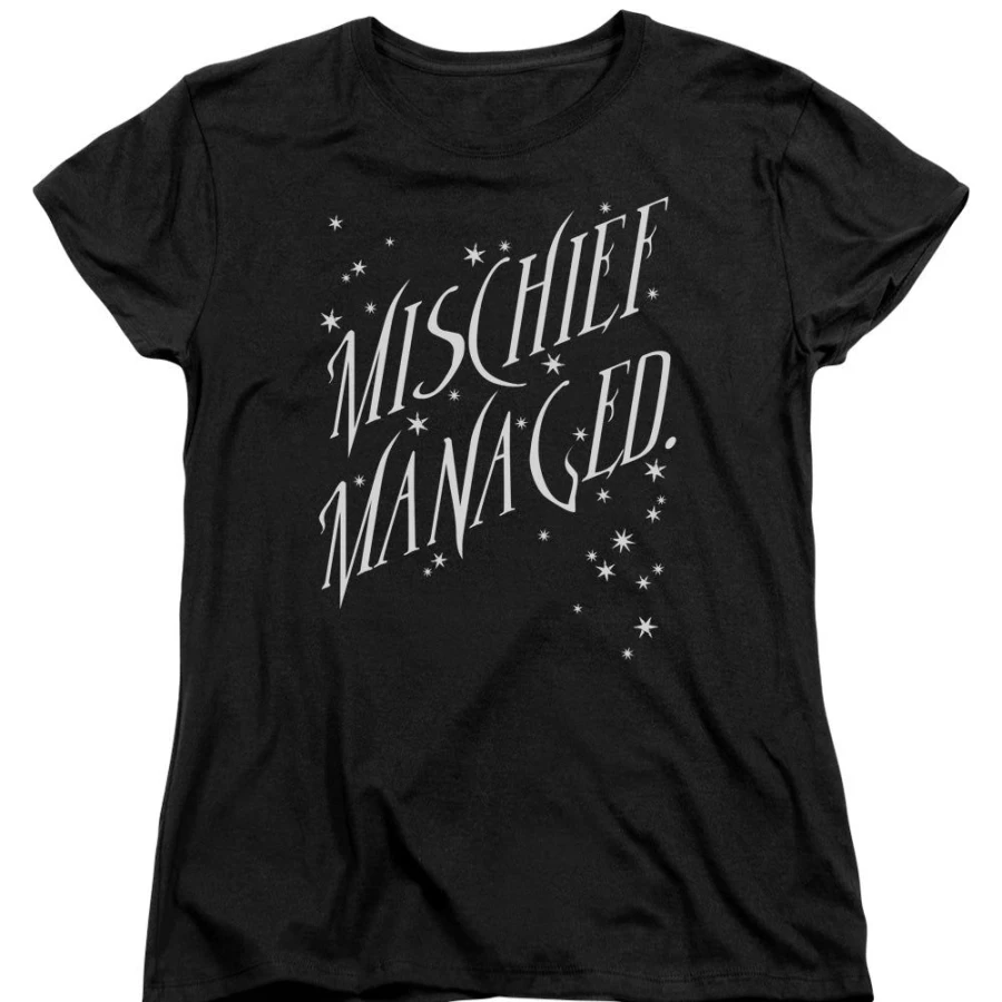 "MeTV Custom Classics Harry Potter Mischief Managed Unisex T-Shirt – Officially Licensed"