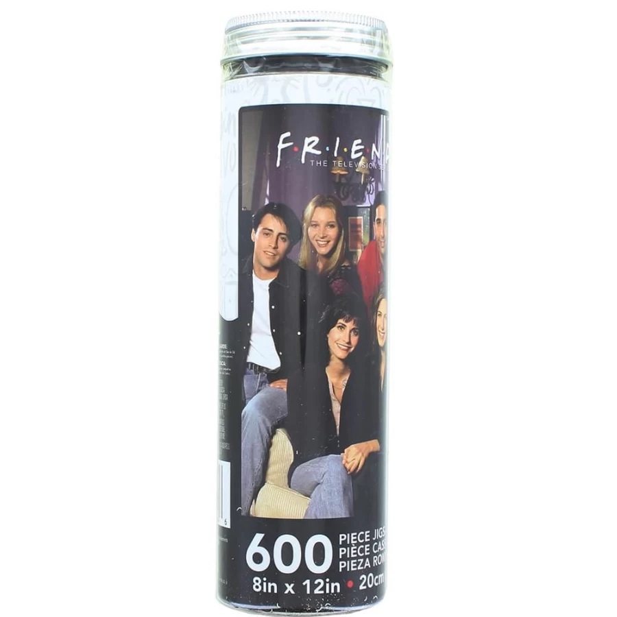 Toynk Friends TV Show 600-Piece Jigsaw Puzzle in Tube - Mega Micro Collectible Gift
