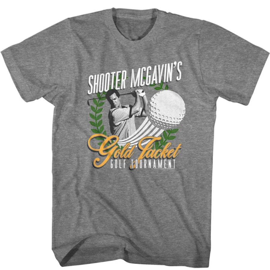 "MeTV Happy Gilmore Gold Jacket Tournament Unisex T-Shirt - Movie Fan Gift"