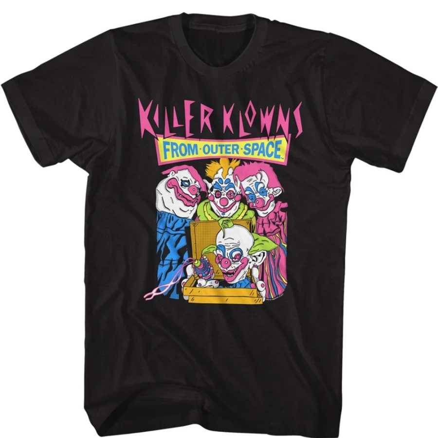 "MeTV Custom Brands Killer Klowns From Outer Space Unisex Pizza Delivery T-Shirt"