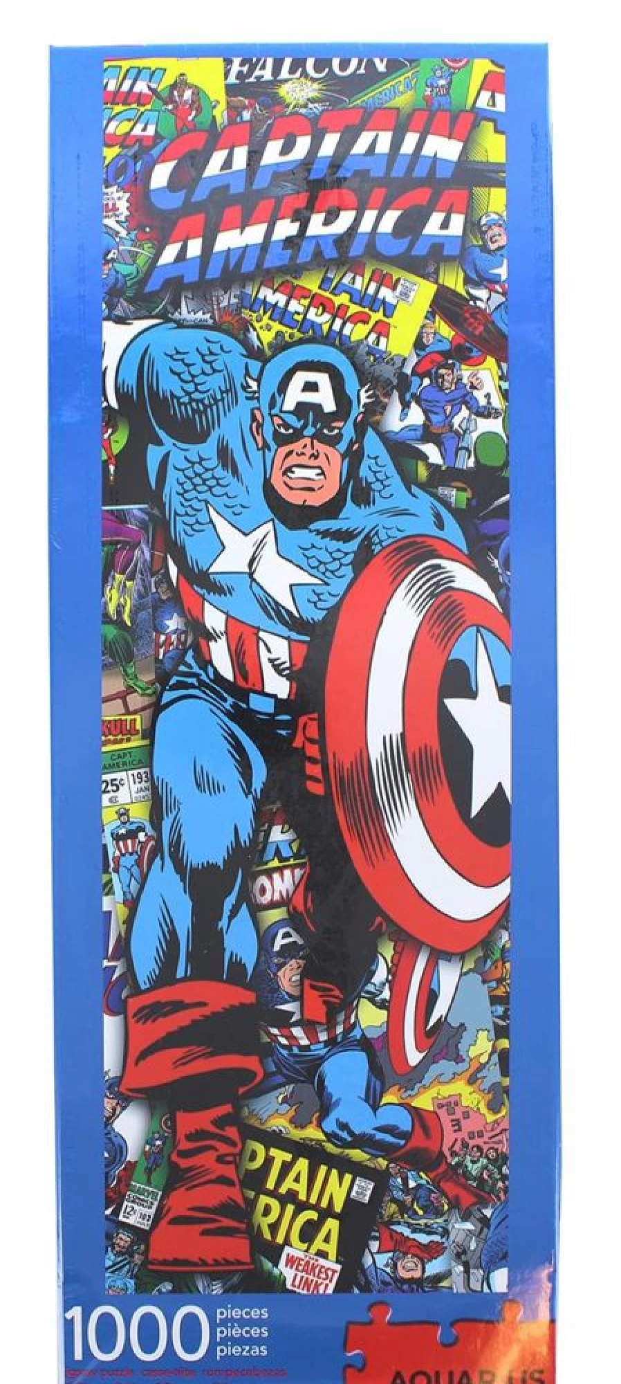 Toynk Marvel Captain America 1000-Piece Jigsaw Puzzle for Adults, Premium Slim Fit Interlocking Puzzle, Collectible Superhero Puzzle Gift