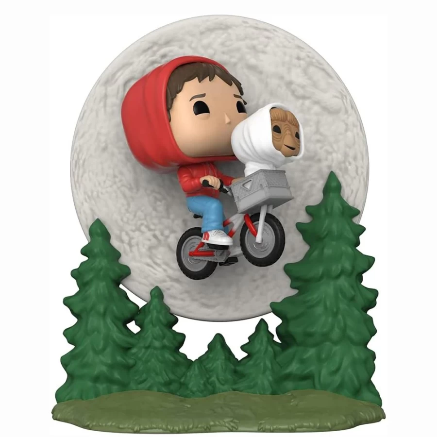 E.T. The Extra-Terrestrial Funko Pop Vinyl Figure - Elliot and E.T. Flying Toy by Toynk | Collectible Movie Character Gift