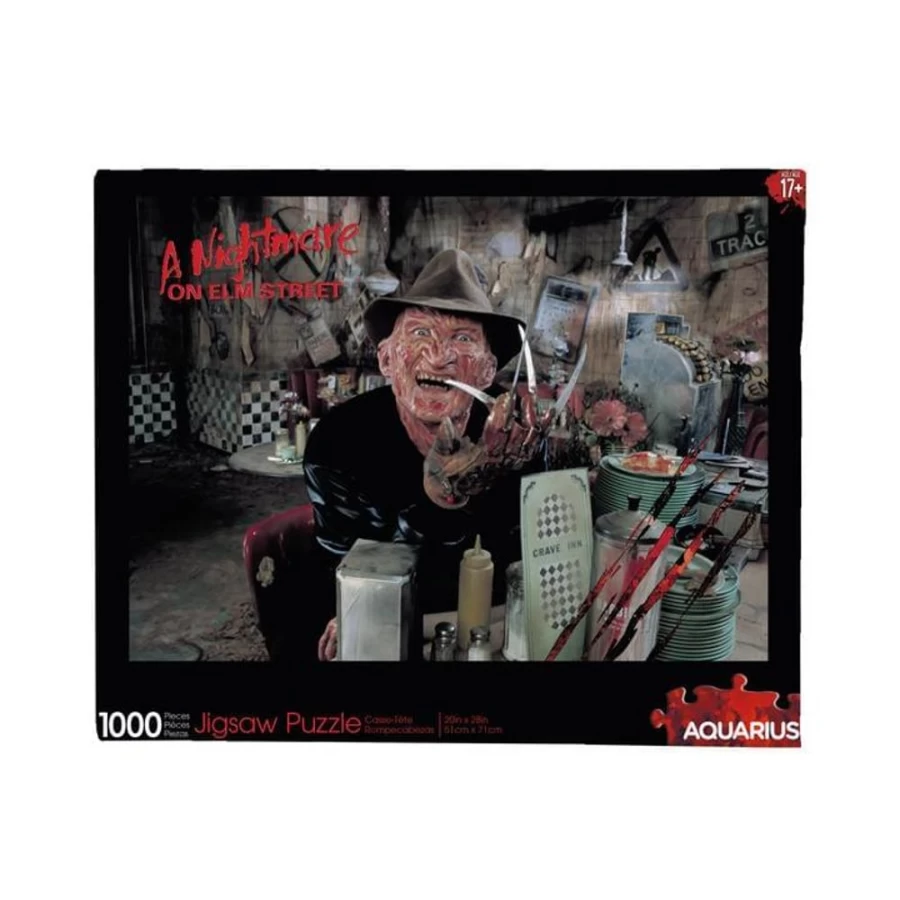 "Toynk A Nightmare On Elm Street Freddy Krueger 1000-Piece Horror Movie Jigsaw Puzzle"