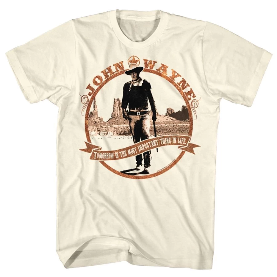John Wayne - Tomorrow Is - MeTV Custom Brands Unisex Vintage T-Shirt