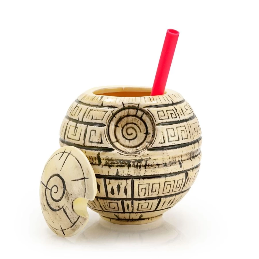 Star Wars Death Star Ceramic Mug by Toynk – 24oz Geeki Tikis Themed Collectible Drinkware