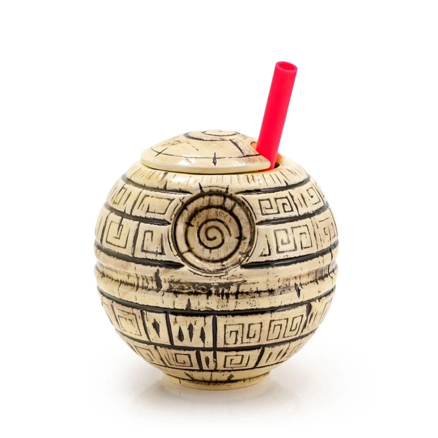 Star Wars Death Star Ceramic Mug by Toynk – 24oz Geeki Tikis Themed Collectible Drinkware