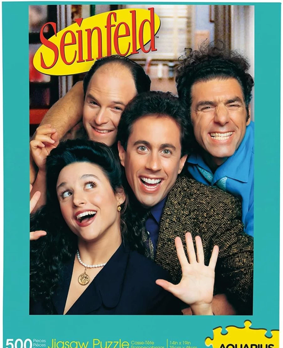 "Toynk Seinfeld TV Show 500-Piece Jigsaw Puzzle – Fun Collectible Cast Puzzle for Fans"