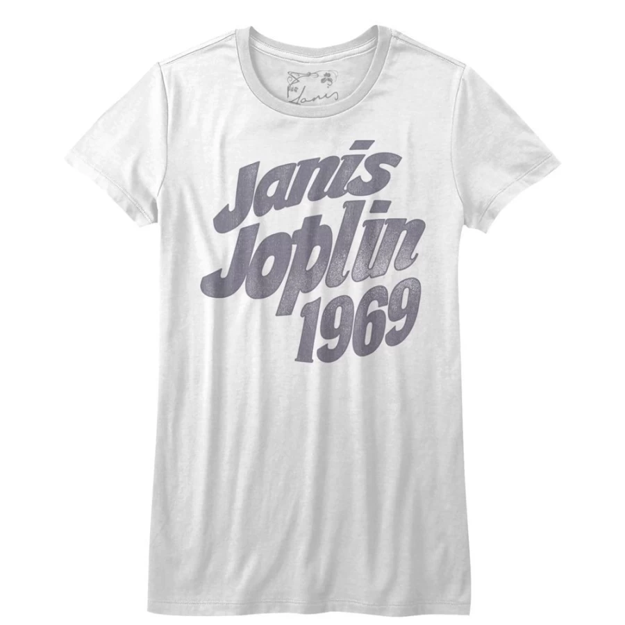 Janis Joplin - JJ69 Vintage T-Shirt by MeTV Custom Brands | Classic Rock Music Merchandise
