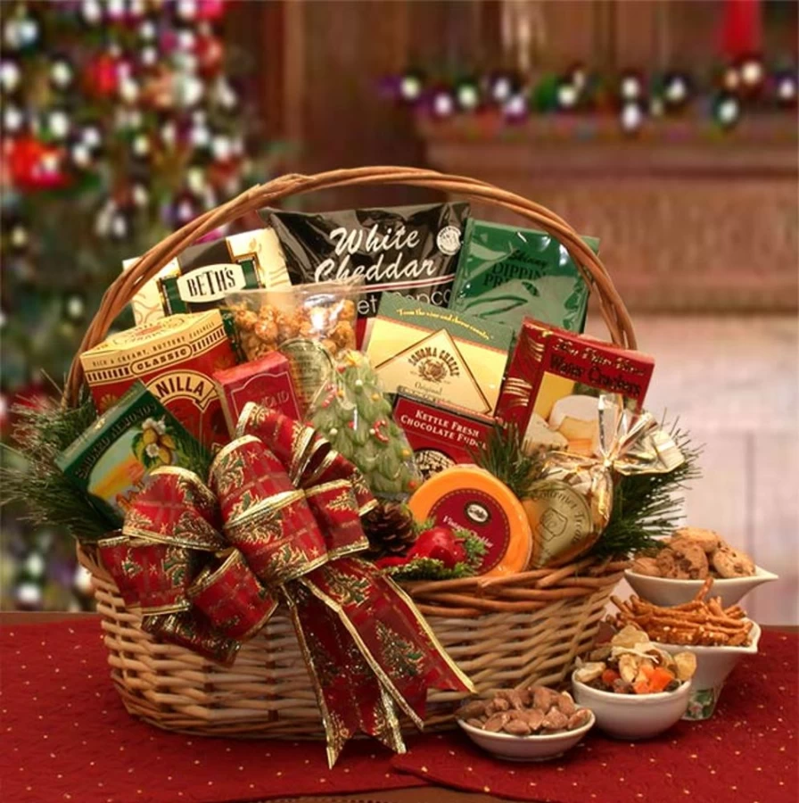 GBDS Premium Gourmet Holiday Gift Basket - Deluxe Food & Treats Collection for Festive Celebrations